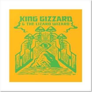 King Gizzard Lizard Wizard Mushroom Eye Posters and Art